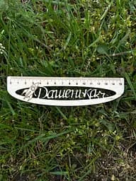 Лінійка іменна, ім'я розробляється за персональними даними 15 см