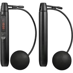 Розумна скакалка Gymtek Smart з дисплеєм і Bluetooth чорна