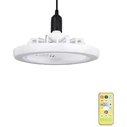 Arightmu 2-в-1 світлодіодний стельовий вентилятор з пультом дистанційного керування, таймером і 3 швидкості