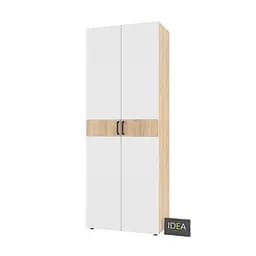 Шафа для одягу з однією штангою С-8.4 Дуб крафт/Білий Idea - мініатюра 3