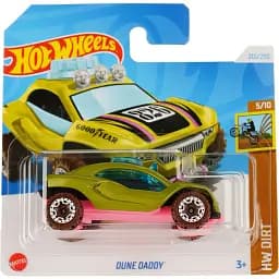 Набір: Базова машинка Hot Wheels HW Art Cars 67 Chevy C10 червона (5785) + Базова машинка Hot Wheels HW Dirt Dune Daddy зелена (5785) - мініатюра 3