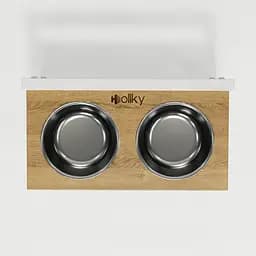 Hollky Flex S — миски на регульованій підставці для маленьких собак (2 × 0.450 л) - мініатюра 6
