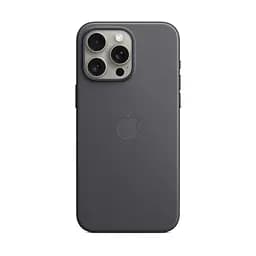 Чехол для Apple iPhone 15 Pro Max, FineWoven Case with MagSafe, черный, защитная накладка из материала FineWoven, противоударный, для iPhone, защита всего корпуса, поддержка беспроводной зарядки и MagSafe, (ARM71987) - мініатюра 5