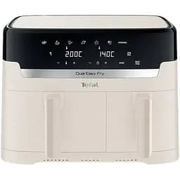 Подвійна фритюрниця з гарячим повітрям Tefal EY901AE0, 8,3 літра, 2700 Вт, Біла