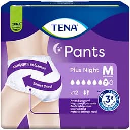 Труси-підгузки для дорослих Tena Pants Plus Night Мedium 12 шт. - мініатюра 2