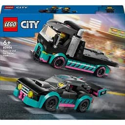 Конструктор LEGO City Автомобиль для гонок и автовоз 328 деталей (60406)