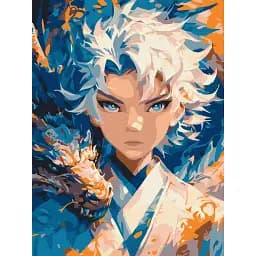 Картина по номерам Brushme Хранитель драконов 30x40 см