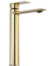 Змішувач для умивальника Rea Veneta gold високий (REA-B6419) - мініатюра 3