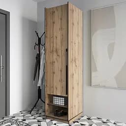 Пенал для дома Flamecame со штангой в прихожую FR-02