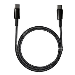 Кабель Baseus Tungsten Gold Fast Charging Data Cable Type-C to Type-C 100W 1 м CATWJ-01