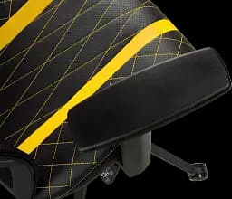 Геймерське крісло GT Racer чорне з жовтим (X-6674 Black/Yellow) - мініатюра 8