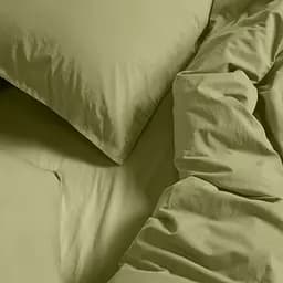 Комплект постільної білизни Cosas Olive Євро варена бавовна оливка (78WashedCotton_Olive_El-Olive_200) - мініатюра 2
