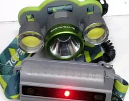 Налобний ліхтар BL-2133-T6+2COB + microUSB + 2х18650 + (5+2) режимів - мініатюра 7