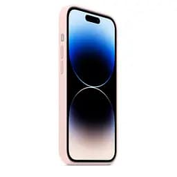Чохол Silicone Case з MagSafe для Apple iPhone 14 Plus (Chalk Pink) ААА [72706] - мініатюра 2