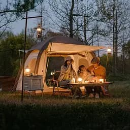 Надувний водонепроникний 3-місний намет Naturehike CNH23ZP12002 (Біжовий) - мініатюра 5