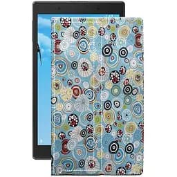 Чехол StatusCASE из экокожи для планшета Lenovo Tab 4 7 TB-7304 Круги-цветные