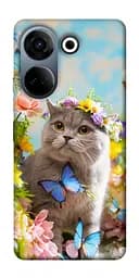 Чехол Demsky Spring cat для TECNO Camon 20 Pro (CK7n)