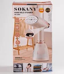 Вертикальний відпарювач Sokany SK-12003 для відпарювання одягу штор міні праска 1500 Вт Бежевий - мініатюра 6
