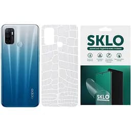 Захисна плівка SKLO Back тил Transp. для OPPO A5 / A3S / AX5 / R15-NEO Прозорий / Croco