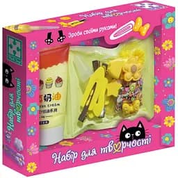 Набір для творчості Vladi Toys Клей з кабашонами. Заколки жовті (VT4600-02)