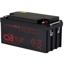 Акумуляторна батарея CSB GPL12650, 12V 65Ah (350х166х174мм), Q1