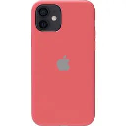 Чохол-накладка Toto Silicone Full Protection Case Apple iPhone 12 Mini Peach Pink