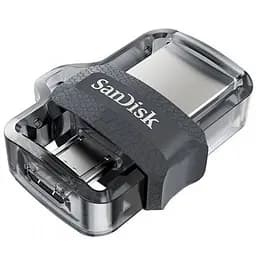 USB флеш накопичувач SanDisk 64GB Ultra Dual Black USB 3.0 OTG (SDDD3-064G-G46) - мініатюра 4