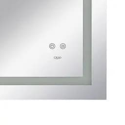Дзеркало Qtap Mideya 800x700 з LED-підсвічуванням Touch, з антизапотіванням, з диммером яскравості Reverse QT2078NCF8070W - мініатюра 5