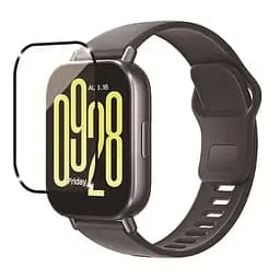 Полімерна плівка 3D (full glue) (тех.пак) для Xiaomi Redmi Watch 5 Active Чорний