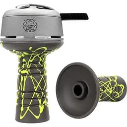 Чаша для кальяну Gusto Bowls Alien BLACK Glaze зелений