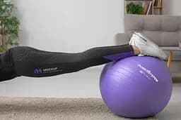 М'яч для фітнесу (фітбол) Power System PS-4012 Ø65 cm PRO Gymball Purple (PS-4012_65cm_Purple) - мініатюра 8