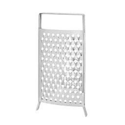 Терка корморезка ручная кормовая нержавейка для измельчения корнеплодов с крупными отверстиями 40х19 см, РКС-Пром 87696