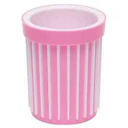 Стакан для ручек Color-it 9001 пластиковый 10.5х8.5 см розовый