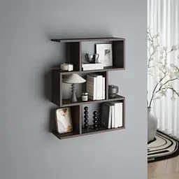 Полиця для книг навісна Vays M-50 Венге Темний