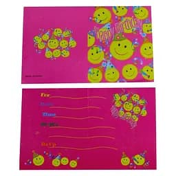 Пригласительная открытка Happy Birthday