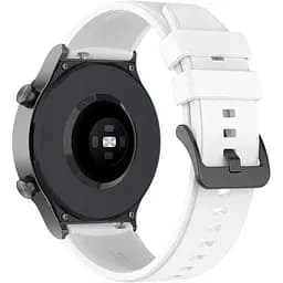 Ремінець GT для Realme Watch - білий ширина кріплення 20мм силікон Watchbands (W27-9WB39690011)