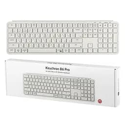 Keychron Клавіатура мембрана B6 Pro, USB/WL/BT, ivory white - мініатюра 9