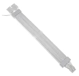 Кабель для ПК Qube RGB 12+4Pin to 2*8Pin VGA, White - мініатюра 2