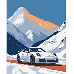 Картина по номерам ArtCraft Porsche 911 40x50 см (12505-AC)