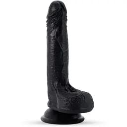 Фалоімітатор Crushious Inviktus 7" 19 см (чорний)