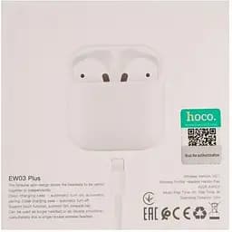 Навушники бездротові Hoco EW03 Plus true wireless headset білі - мініатюра 6