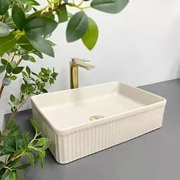 Умивальник VBI Brescia beige matt накладний VBI-013902