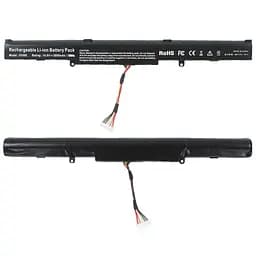 Акумулятор Asus A41-X550E (X450JF, X550DP, X751MD, X751MA, X750JA, X751LA) 14.4V 2600 mAh Black