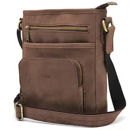 Чоловіча шкіряна сумка з кишенею TARWA 22х25.5х3.5 см sum0028296