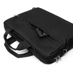 Сумка для ноутбука Vinga 14" NB1402 Black, white print (NB1402UWBK) - мініатюра 5