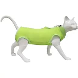 Боди послеоперационный Ginger против вылизывания для кошек и собак М Зеленый Д-28 см ОГ-34-40 см