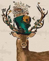 Набір для розпису по номерах Фантастичний олень, 40x50 см, BS52167