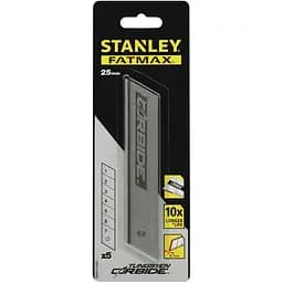 Лезо для ножа Stanley Carbide змінне з відломними сегментами 25 мм 5 шт. (STHT0-11825) - мініатюра 3
