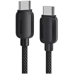 Дата кабель USB-C to USB-C 1.0m 100W black Essager (EXCTT1-WL01-P)
