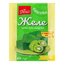 Желе Деко со вкусом киви, 80 г (743380)